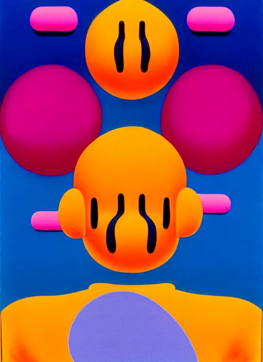 Prompt: entering the dream by shusei nagaoka, kaws, david rudnick, pastell colours, airbrush on canvas, cell shaded, 8 k