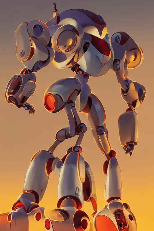 Image similar to metabots medabots medarotto medarot robot minimalist comics, behance hd by jesper ejsing, by rhads, makoto shinkai and lois van baarle, ilya kuvshinov, rossdraws global illumination ray tracing hdr radiating a glowing aura