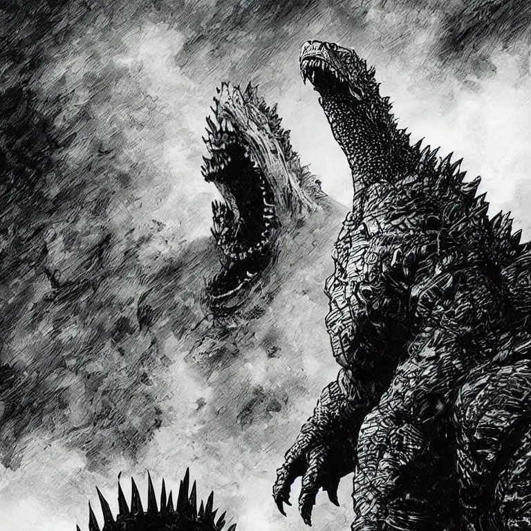 Prompt: Godzilla, Rafael Albuquerque