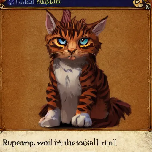 Image similar to frumpkin, critical role