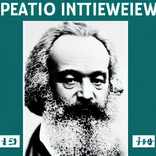 Image similar to podcast interview with karl marx