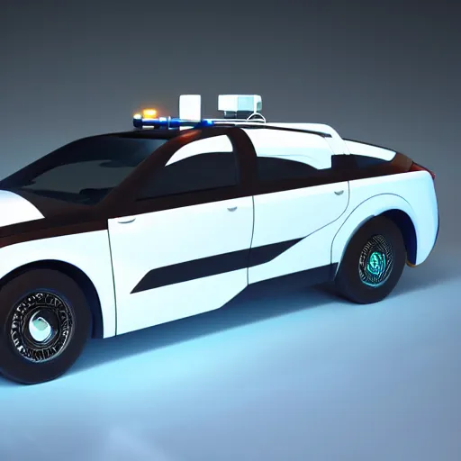 Image similar to futuristic police car concept art realistic, octane render, 8 k, 4 k, studio lighting