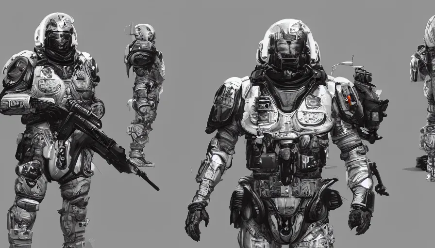 Image similar to joe biden in futuristic marines armor, white background, hyperdetailed, artstation, cgsociety, 8 k