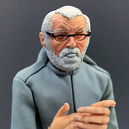 Image similar to grandpa action figure,