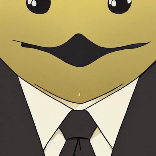 Prompt: a duck wearing a business suit, illustration concept art anime key visual trending pixiv fanbox by wlop and greg rutkowski and makoto shinkai and studio ghibli and kyoto animation symmetrical facial features