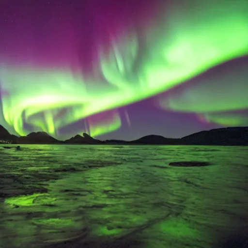Prompt: northern lights in Brazil
