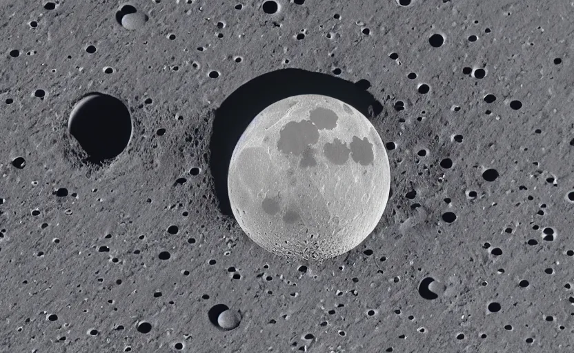 Image similar to a cat sitting on the surface of the moon, Photo, 4k, High definition, ultra realistic, 35mm