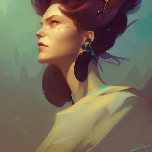 Image similar to a beautiful portrait of a beautiful female character, fargo concept art by pete mohrbacher and guweiz and ilya kuvshinov and tarn adams digital art, highly detailed, intricate, sharp focus, trending on artstation hq, deviantart, unreal engine 5, 4 k uhd image