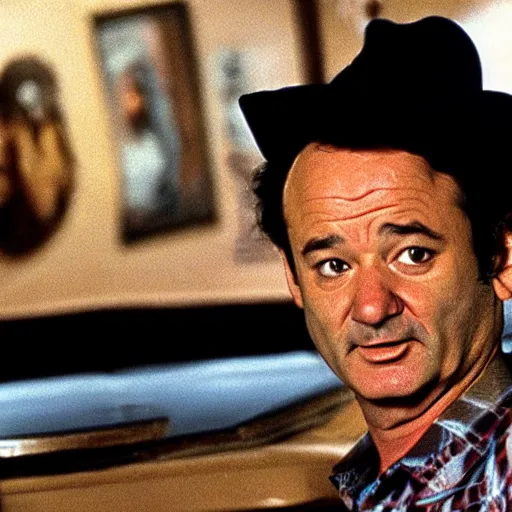 Image similar to bill murray in fear and loathing