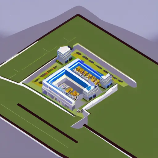 Image similar to isometric view of a diamond mine, svg