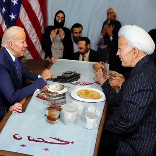 Image similar to Joe Biden in Iran