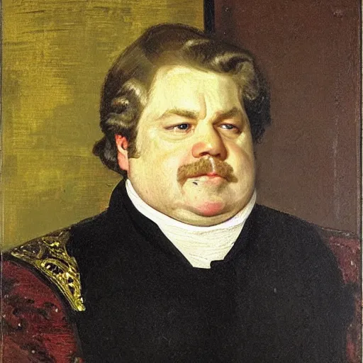 Prompt: george - wendt as an 1 8 th century nobleman, painted by john everett millais