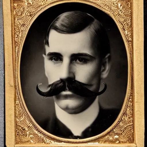 Prompt: 1 9 2 0 s portrait photograph of a delicate russian gentleman, fine mustache, elegant eyes, dignified pose