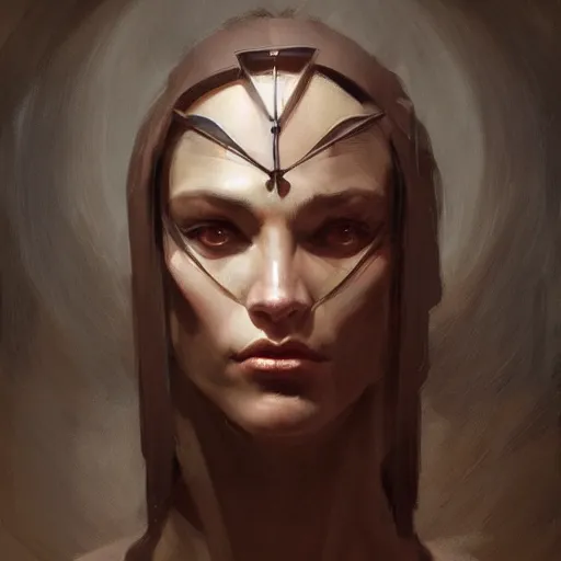 Image similar to highly detailed beautiful photography of a symmetrical face, symmetry!!!, sharp focus, dynamic lighting, elegant harmony, beauty, masterpiece, by riccardo federici, by craig mullins, by greg tocchini