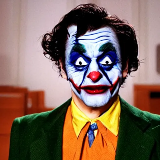 Image similar to rowan atkinson as the joker