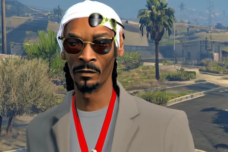 Image similar to snoop dogg on gta 5