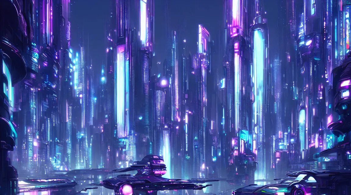 Cyberpunk Futuristic City –