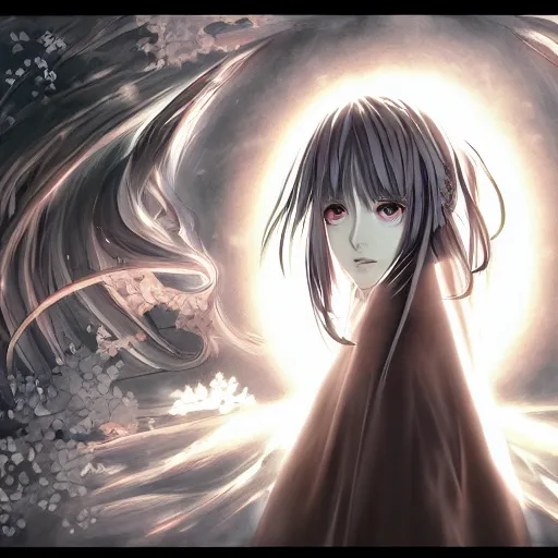 Image similar to portrait of the mystic eyes of death perception, anime fantasy illustration by tomoyuki yamasaki, kyoto studio, madhouse, ufotable, comixwave films, trending on artstation