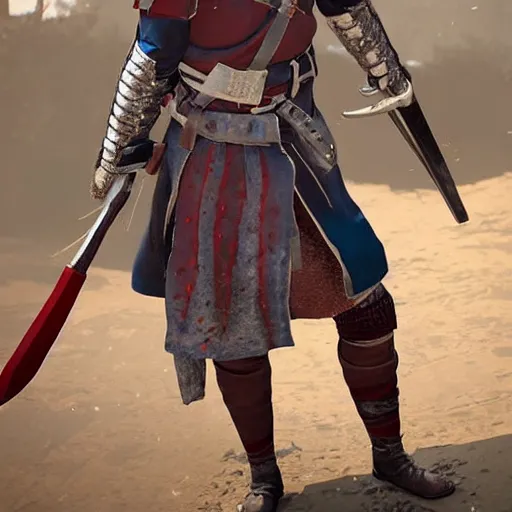 Image similar to a funny mordhau character