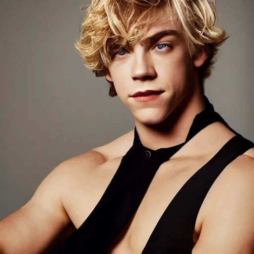 Image similar to ross lynch showing his arm pits, vman magazine