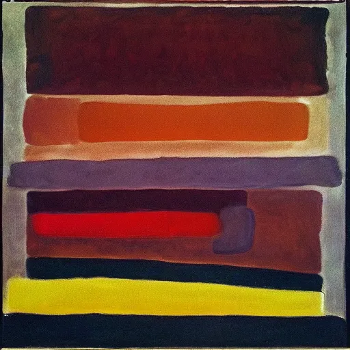 Prompt: autumn colors pallet, shapes 🔼⚜💠🔸✴ by rothko