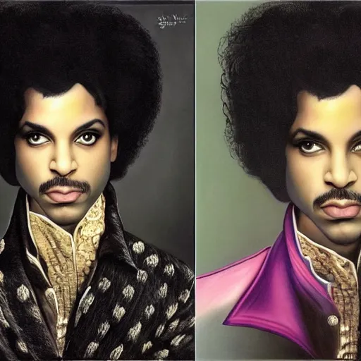 Image similar to amazing award winning portrait photo of prince the artist, very detailed