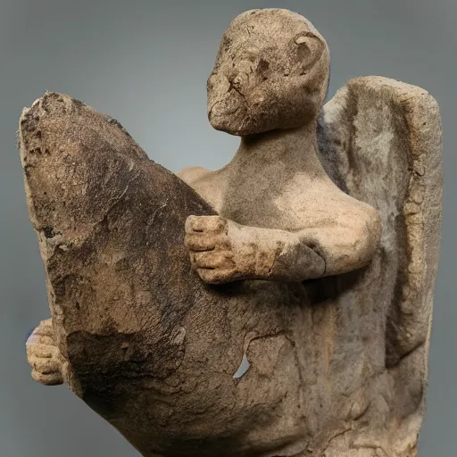 Prompt: paleolithic figurine