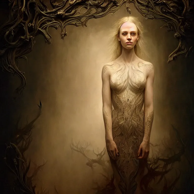 Prompt: epic professional digital art lindsay mann,, moderate atmospheric lighting, painted, intricate, detailed, foreboding, by leesha hannigan, wayne haag, reyna rochin, ignacio fernandez rios, mark ryden, iris van herpen,, epic, stunning, gorgeous, much wow, cinematic, masterpiece. small smile