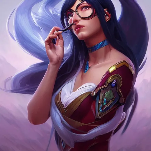 Image similar to perfectly - centered - portrait of irelia from league of legends, intricate, highly detailed, digital painting, artstation, concept art, smooth, sharp focus, illustration, unreal engine 5, 8 k, art by artgerm and greg rutkowski and alphonse mucha