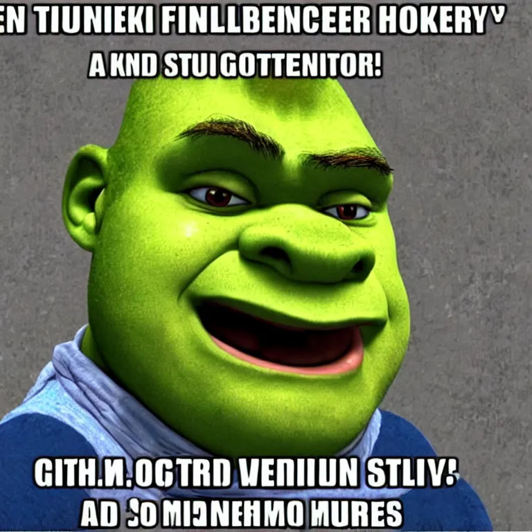 Shrek Meme Discover more interesting Face, Giant, Green, Monster memes.