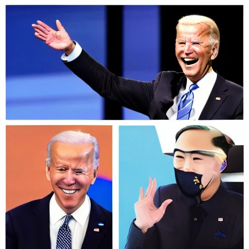 Image similar to joe biden korean k-pop idol