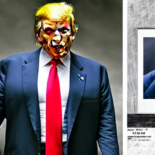 Image similar to donald trump as the joker