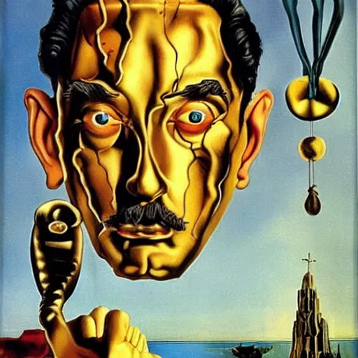 Image similar to marvel, salvador dali