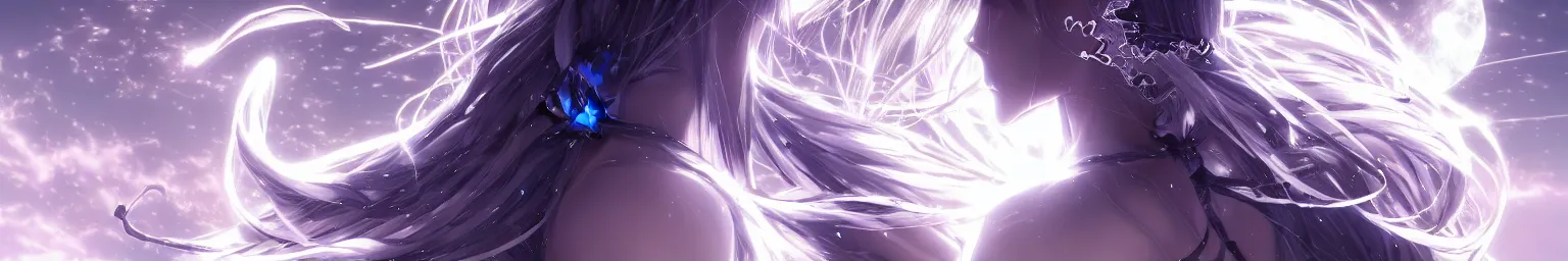 Prompt: anime art , beautiful cinematic fill body female broken cyborg angel falling apart in pieces, white black fade braided hair, dark light night braided hair, highly intricate detailed, braided hair, advanced digital glitch anime art, concept art, wlop and rossdraws and Sakimimichan