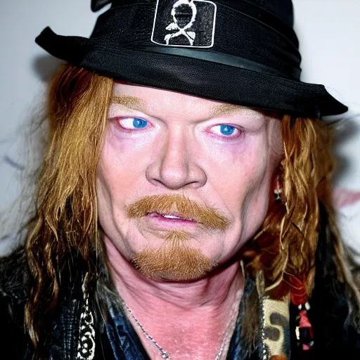 Prompt: elderly Axl Rose