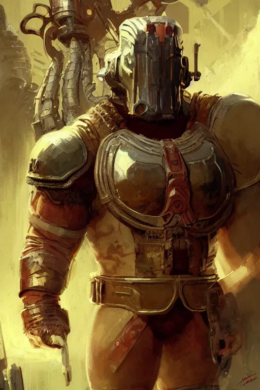 Image similar to pulp scifi fantasy illustration full body portrait marvel juggernaut hafthor bjornsson wearing helmet, by norman rockwell, jack kirby, bergey, craig mullins, ruan jia, jeremy mann, tom lovell, 5 0 s, astounding stories, amazing, fantasy, other worlds