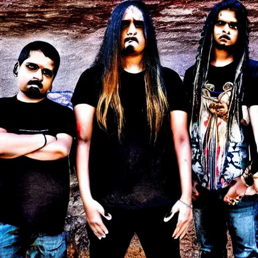 Image similar to indian death metal band