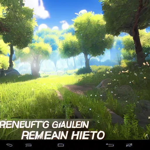 Image similar to screenshot, serene video game, 4 k quality, rtx graphics, ultra high graphics setting