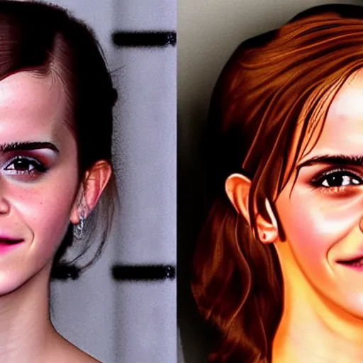 Image similar to infinite fractals of emma watson face