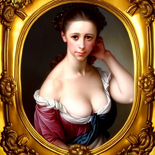 Prompt: A fantasy style portrait painting of Jennifer Love Hewitt, in the style of François Boucher, Oil Painting, hyperrealistic, render, Regal, Refined, Detailed Digital Art, RPG portrait, Michael Cheval, William-Adolphe Bouguereau, dynamic lighting, Highly Detailed, Cinematic Lighting, Unreal Engine, 8k, HD