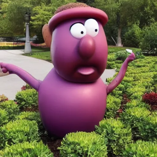 Prompt: Mr. Planters Peanut man as an eggplant