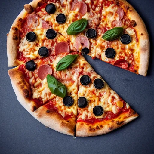 Image similar to pizza with loacker on top