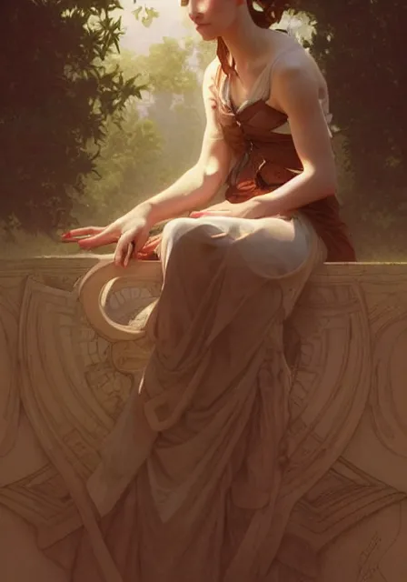 Prompt: emily willis, intricate, elegant, highly detailed, digital painting, artstation, concept art, smooth, sharp focus, illustration, art by artgerm and greg rutkowski and alphonse mucha and william - adolphe bouguereau