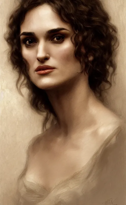 Prompt: portrait en buste winona ryder, kiera knightly, traditional corsican, intricate, highly detailed, artstation, illustration, jurgens, rutkowski, bouguereau