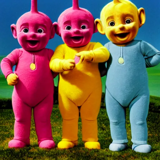 Prompt: Teletubbies Baby Sinclair