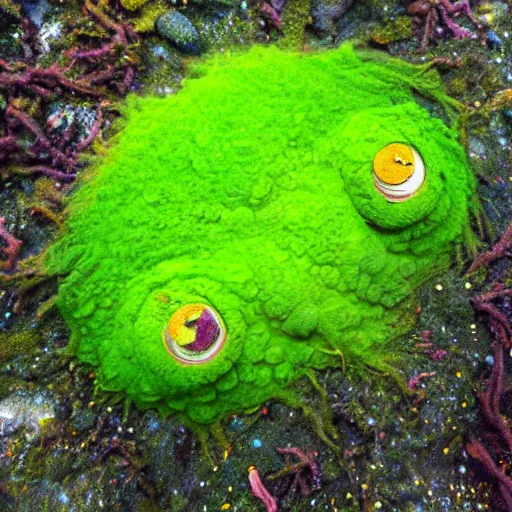 Prompt: algae monster