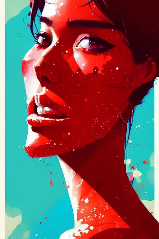 Prompt: a ultradetailed beautiful panting of coke woman, by conrad roset, greg rutkowski and makoto shinkai, trending on artstation