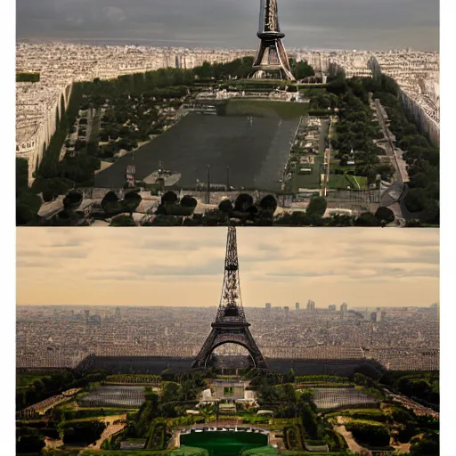 Image similar to rejected designs for the eiffel tower