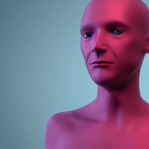 Image similar to an ai pretending to be human,