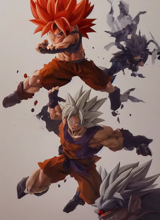Prompt: semi reallistic gouache gesture painting, by yoshitaka amano, by Ruan Jia, by Conrad roset, by dofus online artists, detailed anime 3d render of gesture painting of Crono as a super Saiyan, young Crono blond, Crono, Dragon Quest, Crono, goku, portrait, cgsociety, artstation, rococo mechanical, Digital reality, sf5 ink style, dieselpunk atmosphere, gesture drawn